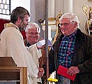 Ehrung für 25 Jahre Dienst an der Orgel 